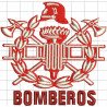 Ponchado Logo Bomberos para bordar en Printernet