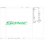 Ponchado logo Sonic Auto para bordar en Printernet