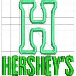 Ponchado logo Hersheys para...