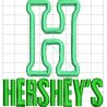 Ponchado logo Hersheys para bordar en Printernet