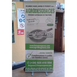 Printernet Banner enrollable display 85x2mts- roll up e incluye lona calidad intermedio