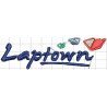 Ponchado logo Laptown para bordar en Printernet