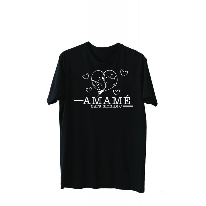 Printernet Playera De Manga Corta con Diseño de Amor y amistad Olvido todo menos a ti, amame para siempre