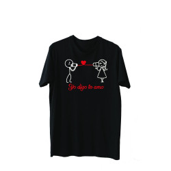 Printernet Playera De Manga Corta con Diseño de Amor y amistad, Yo digo TE AMO