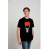 Printernet Playera De Manga Corta con Diseño de Amor y amistad, Volamos de amor con globo