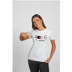 Printernet Playera De Manga Corta con Diseño de Amor y amistad, Eres Irresistible