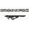 Ponchado logo CrossFox Auto para bordar en Printernet