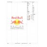 Ponchado Red Bull  para bordar en Printernet