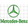 Ponchado logo Mercedes para bordar en Printernet