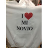 Printernet Sudadera I Love my Novio Amor y Amistad San Valentin