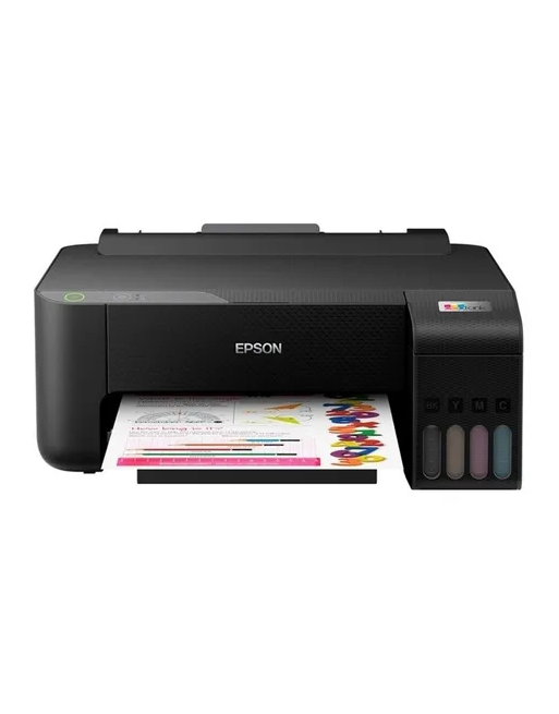 Impresora A Color Simple Función Epson Ecotank L1210 Negra 110v