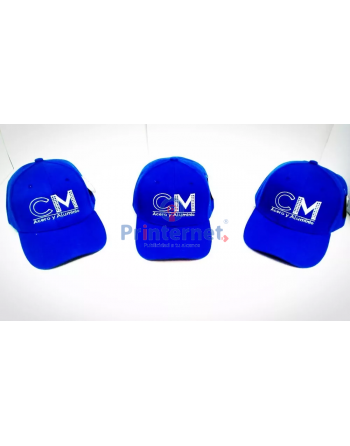 Gorra Bordada Tela Con Broche Personalizada Varios Colores