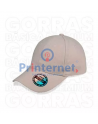 Gorra Bordada Tela Con Broche Personalizada Varios Colores