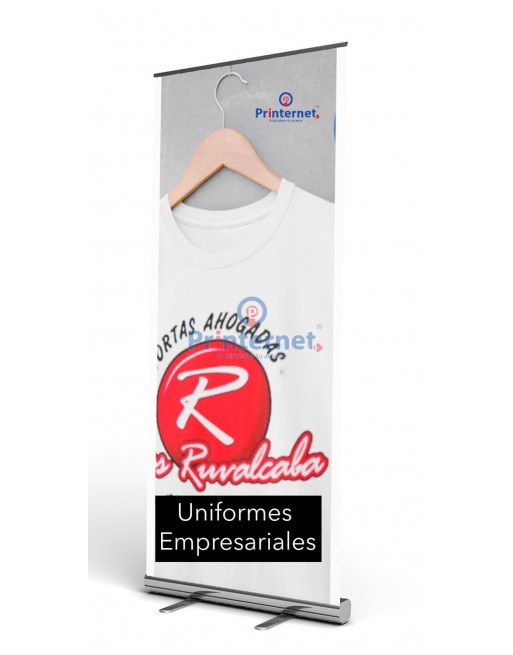 Printernet Banner enrollable display 85x2mts- roll up sin lona