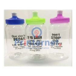 Termo Cilindro Personalizado 25pz Tapa Chupón 500ml Mayoreo