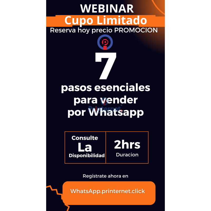 Webinar Cómo vender por WhatsApp | PASOS Y ESTRATEGIAS