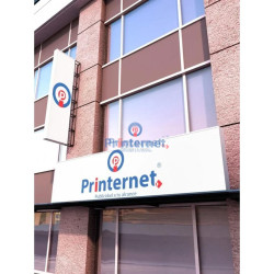 Printernet Impresion por metro cuadrado Lona Printernet Gran Formato sin Diseño incluye bastilla y ojillos