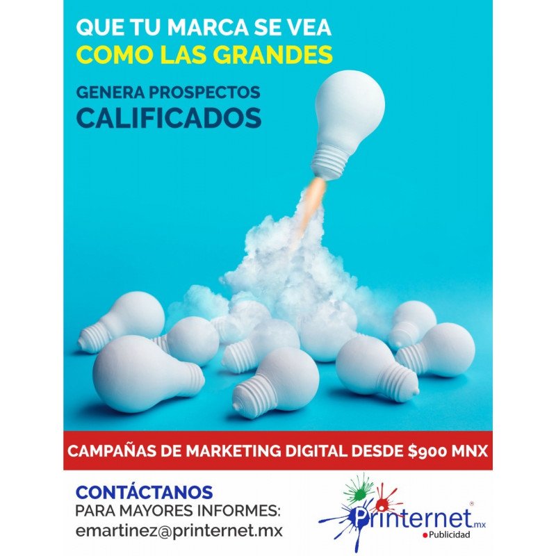 Paquete Basico Marketing Digital cuente con mas prospectos calificados