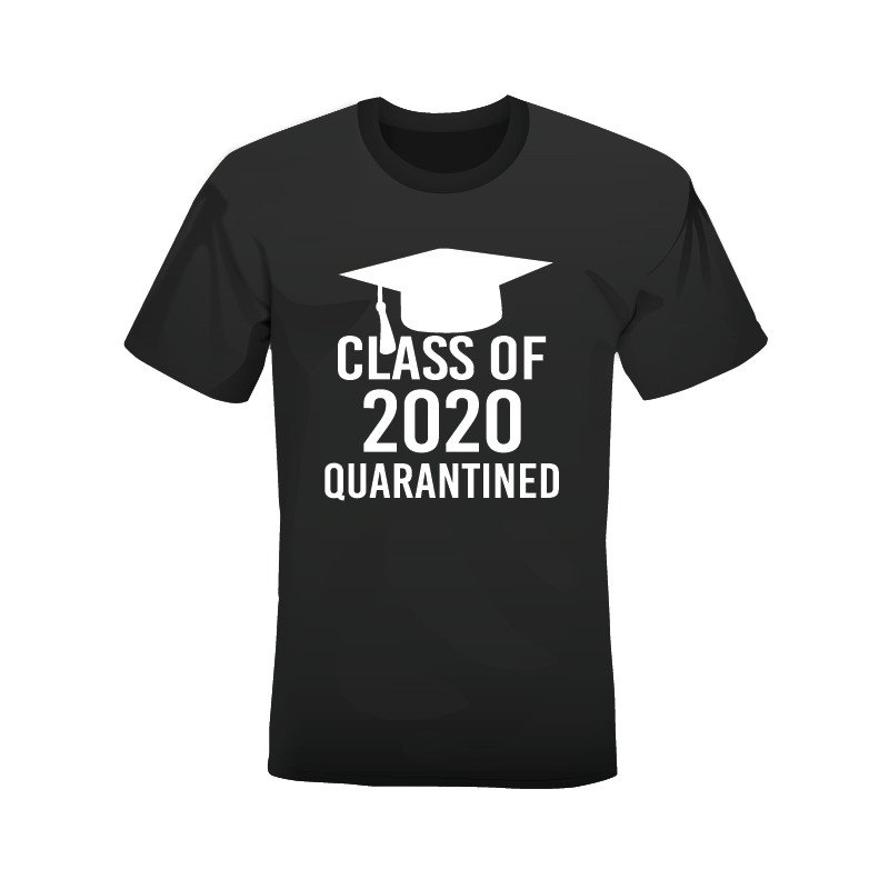 Playera Clase del 2020 en Cuarentena usela con gusto