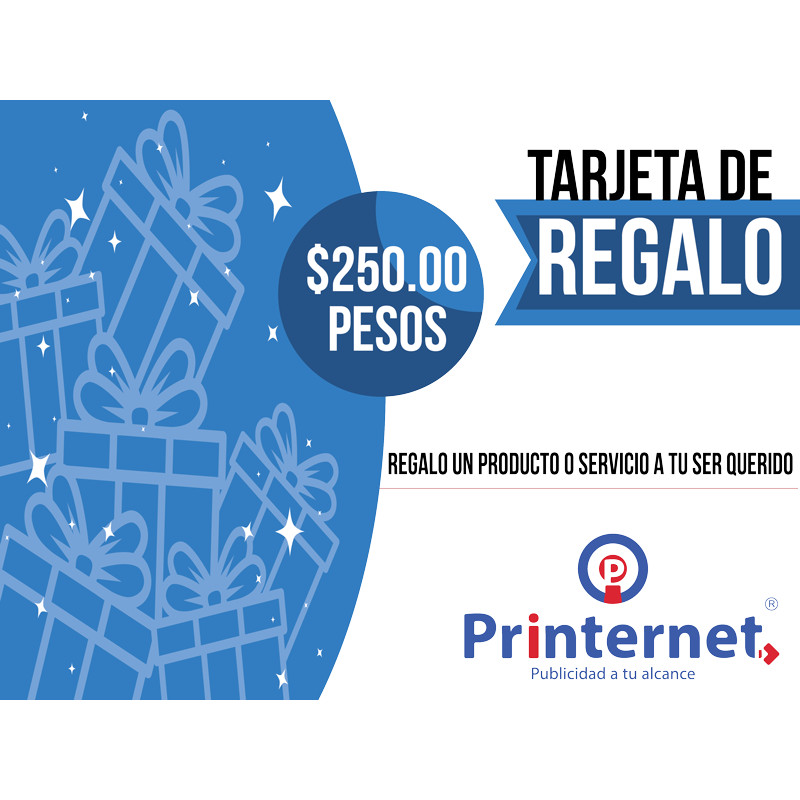 Tarjeta de regalo Printernet